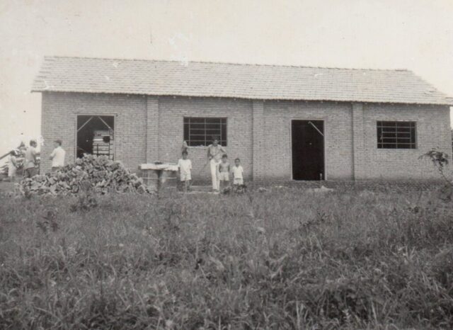 FOTO 14 Primeira construção para as oficinas da Boa Nova em 1967