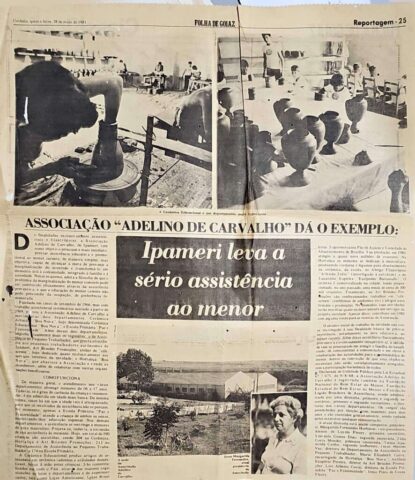 FOTO 50 Publicação no Jornal Folha de Goiás de maio de 1981